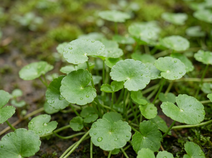 Centella asiatica leaves
